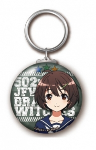 ブレイブウィッチーズ　缶キーホルダー　雁淵ひかり