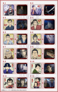 「鬼平」楽天コレクション　スクエア缶バッジ