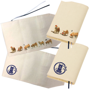 柴犬まる×キャラデパ！限定ブックカバー