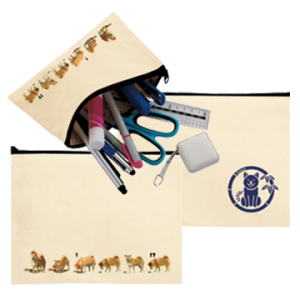 柴犬まる×キャラデパ！限定ペンケース