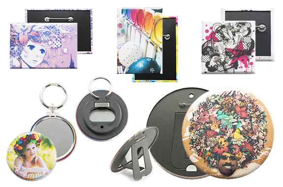 缶バッジ 新商品をリリース