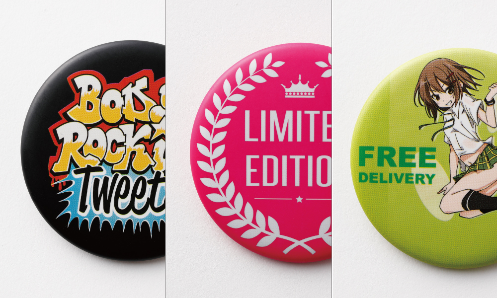 新商品連続リリース企画第二弾『マット缶バッジ』登場！